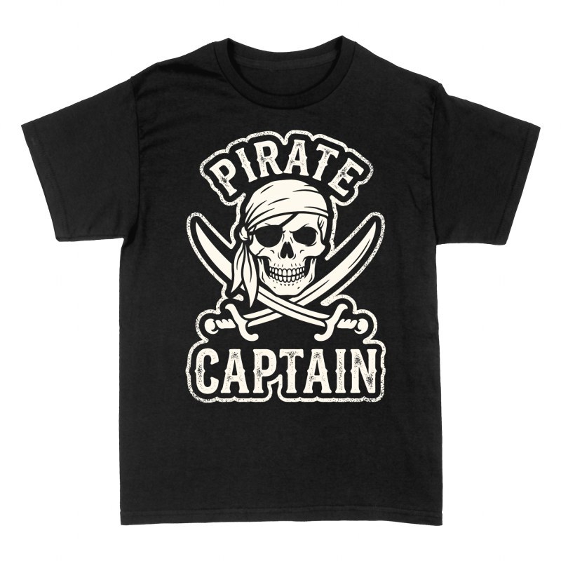 T-shirts: Pirate Captain Skull &amp; Swords