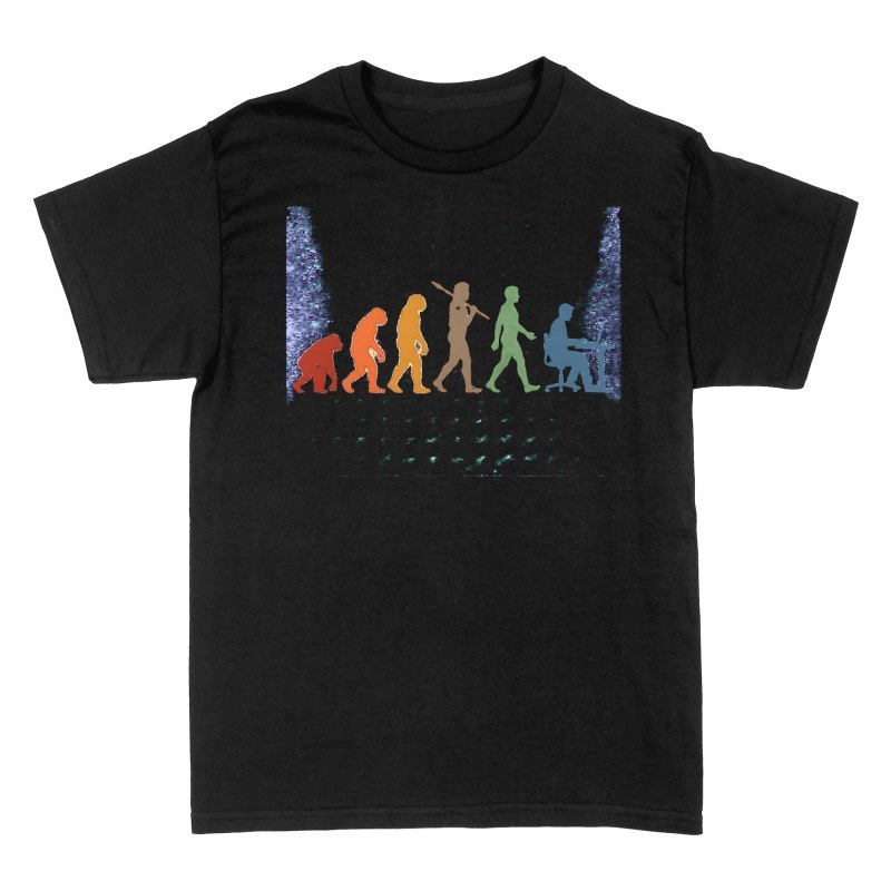 T-shirts: Human Evolution to Laptop Computer