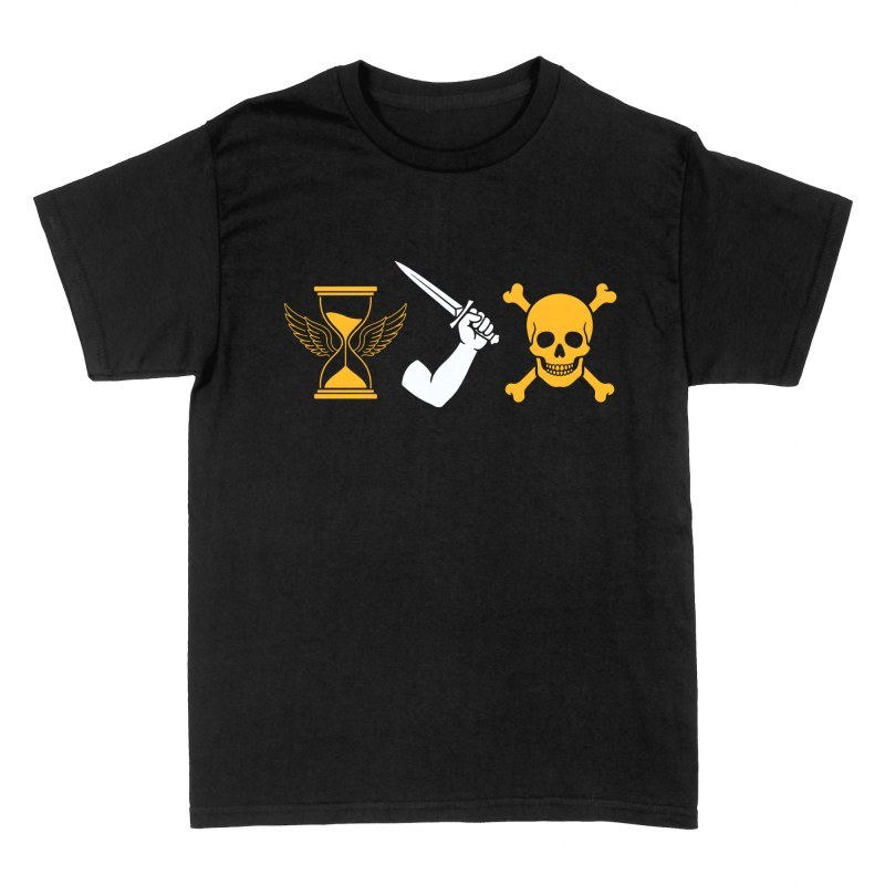 T-shirts: Memento Mori Pirate Symbols