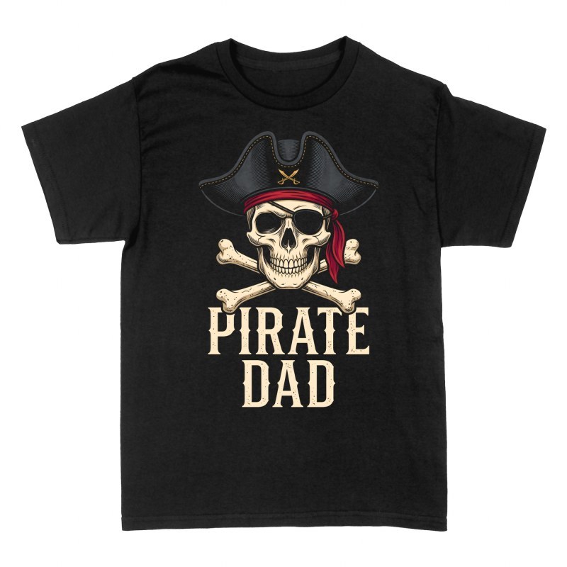 T-shirts: Pirate Dad Skull &amp; Crossbones