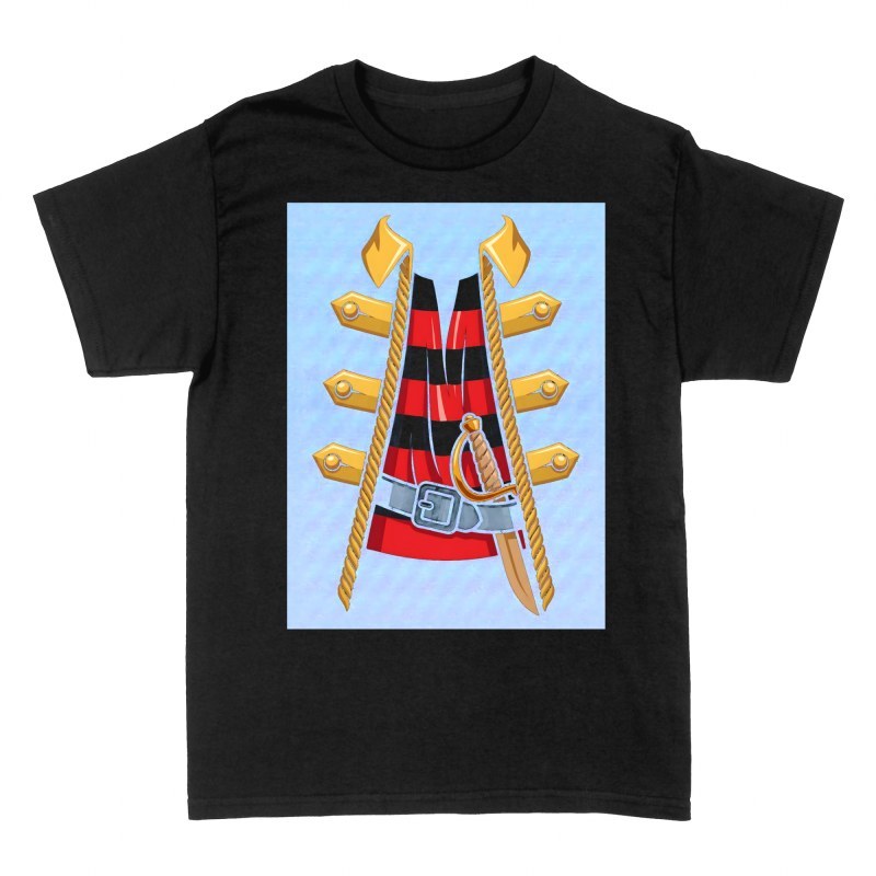T-shirts: Striped Pirate Costume with Sword