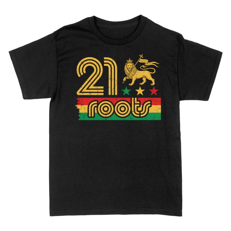 T-shirts: 21 Roots Lion of Judah Rasta