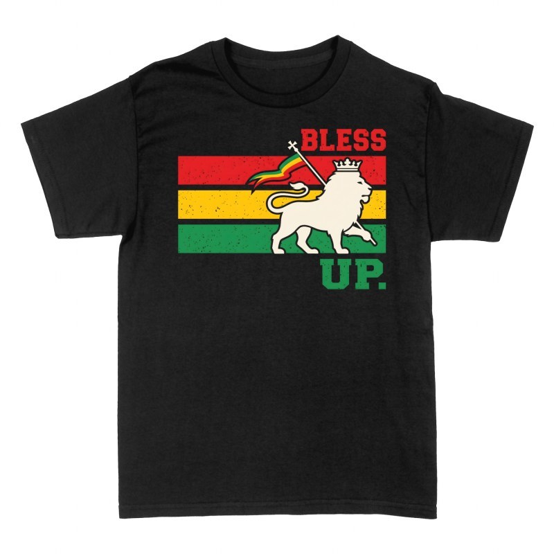 T-shirts: Bless Up Lion of Judah