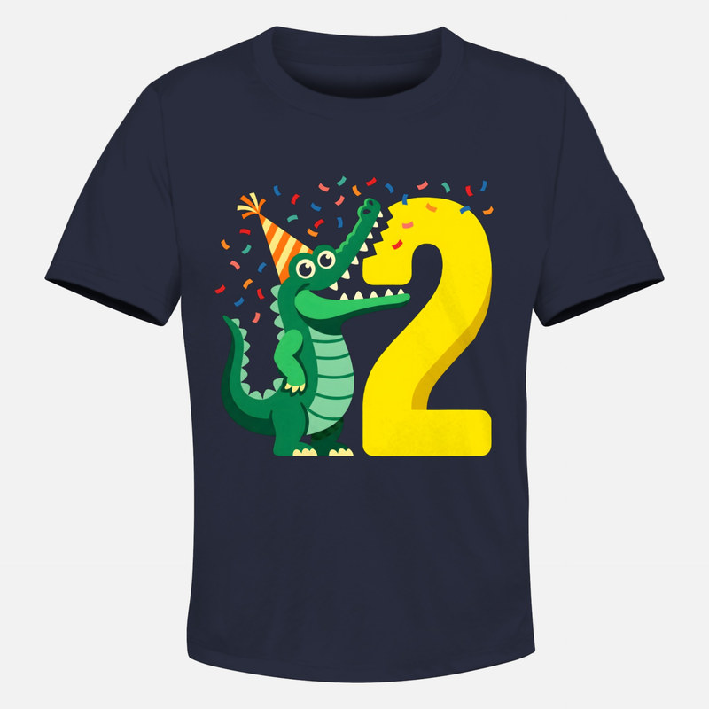 T-shirts: Crocodile Biting Number 2 Party