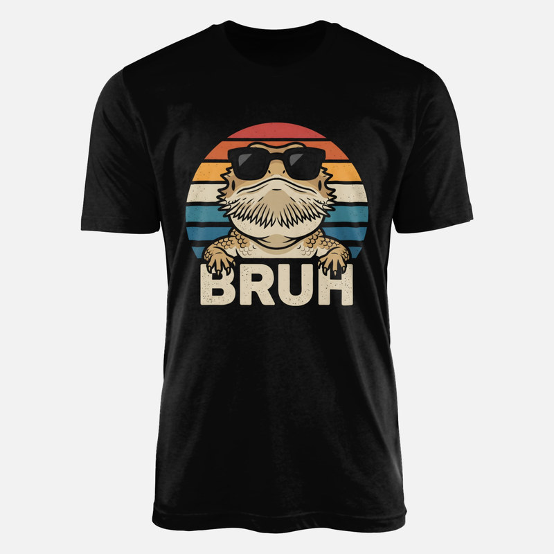 T-shirts: Bruh Bearded Dragon with Sunglasses