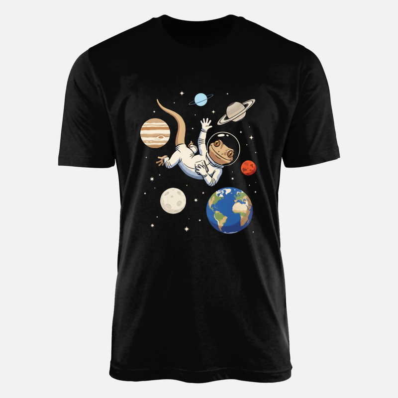T-shirts: Astronaut Gecko in Space