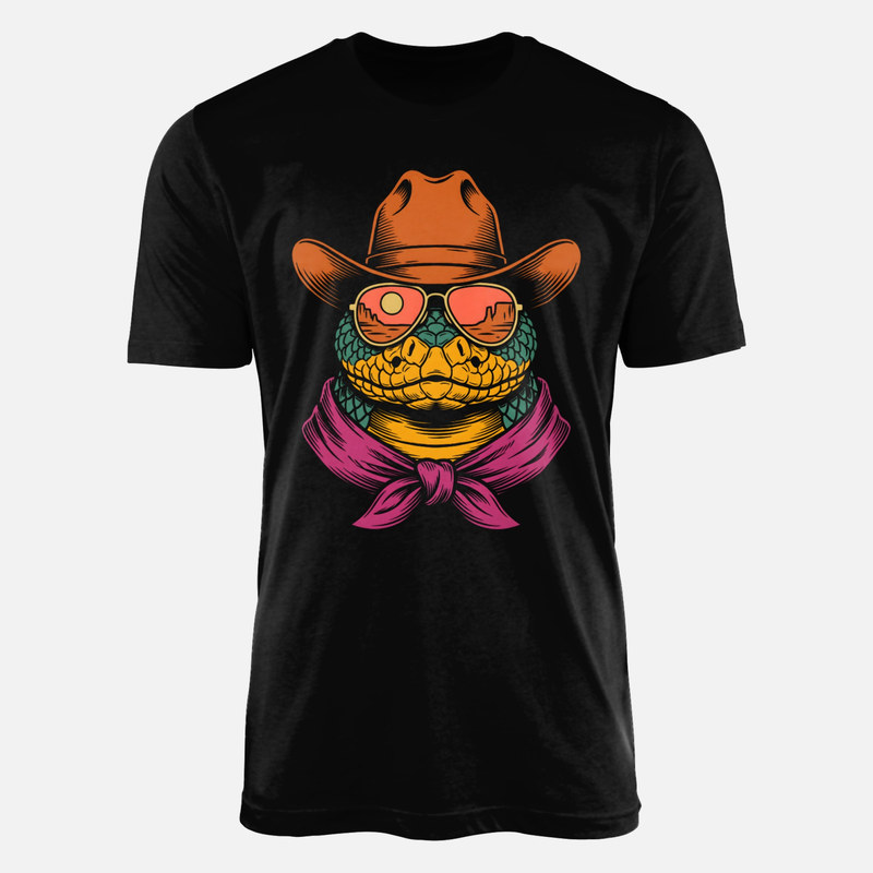 T-shirts: Desert Cowboy Snake