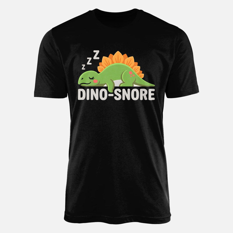 T-shirts: Dino-Snore Sleeping Dinosaur