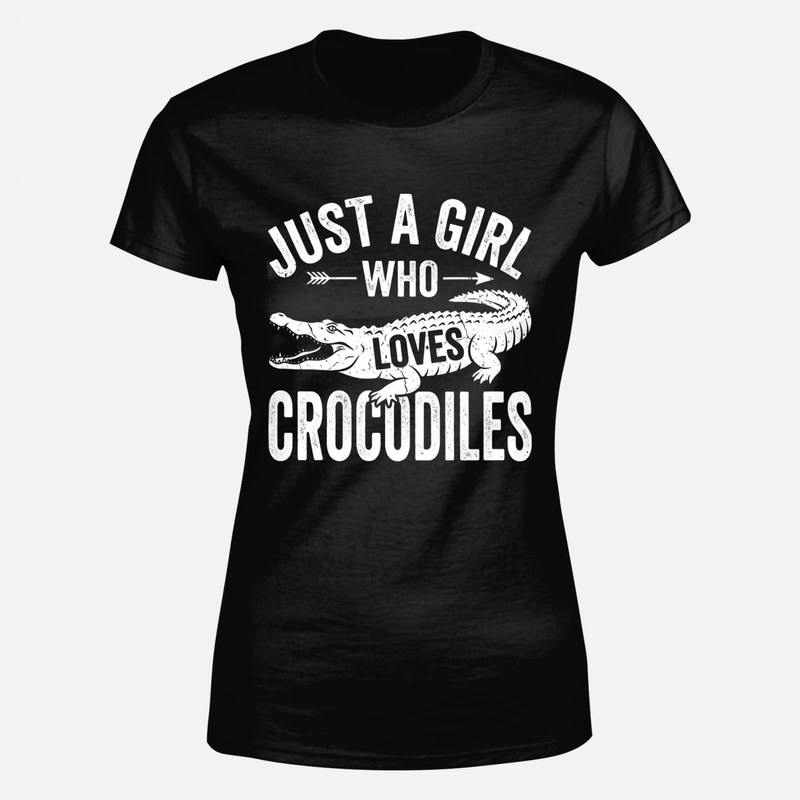 T-shirts: Just A Girl Who Loves Crocodiles