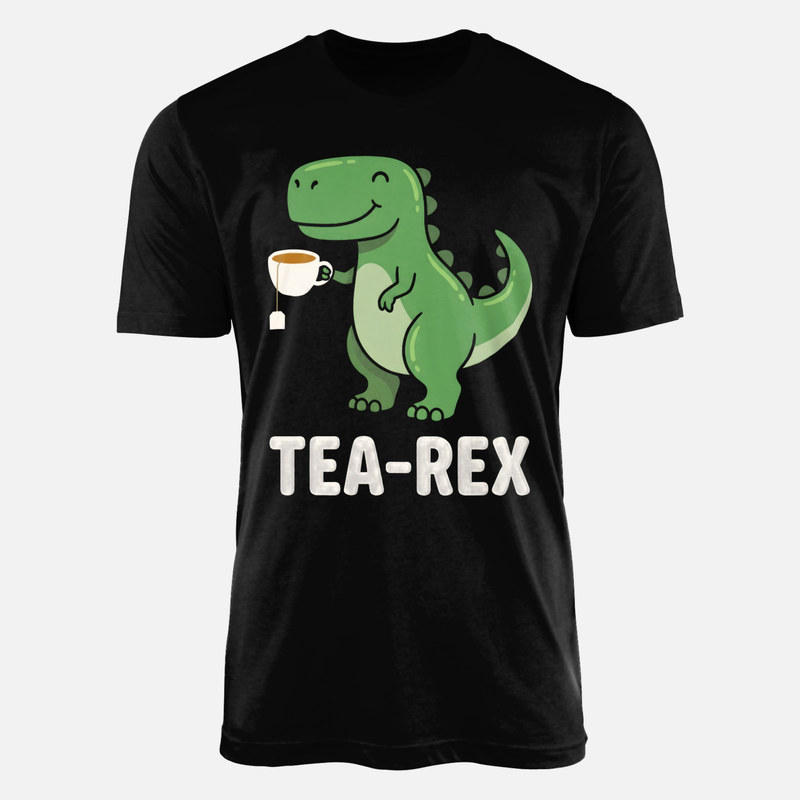 T-shirts: Tea-Rex Dinosaur Drinking Tea