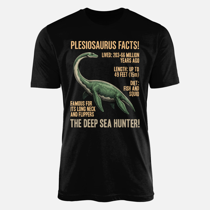 T-shirts: Plesiosaurus Facts