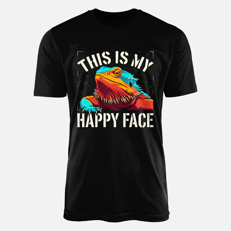 T-shirts: This Is My Happy Face Bearded Dragon