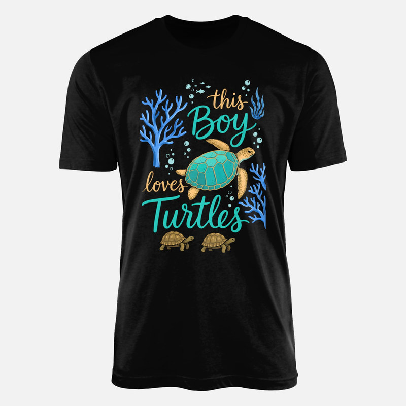 T-shirts: This Boy Loves Turtles