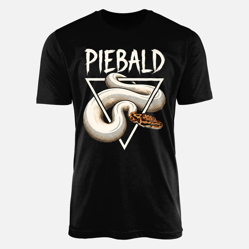T-shirts: Geometric Piebald Ball Python