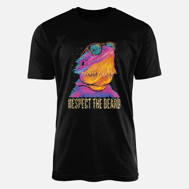 T-shirts: Respect the Beard Bearded Dragon