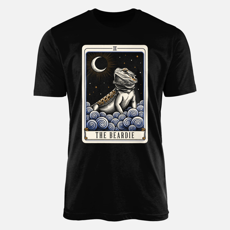 T-shirts: The Beardie Tarot Card Bearded Dragon