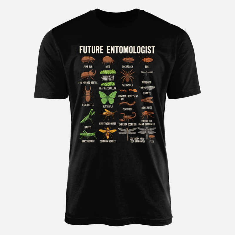 T-shirts: Future Entomologist Insect Guide