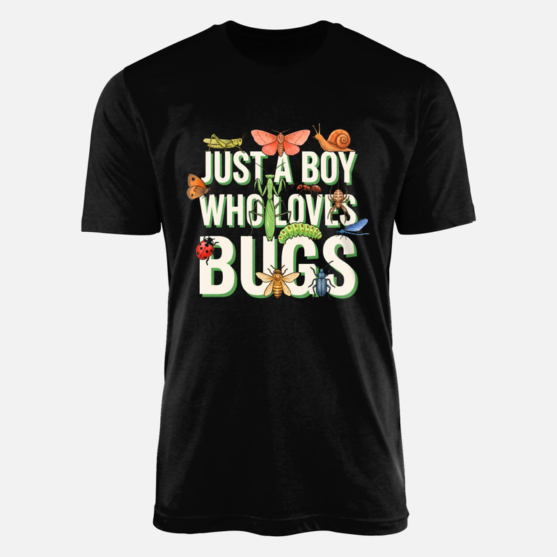 T-shirts: Just a Boy Who Loves Bugs
