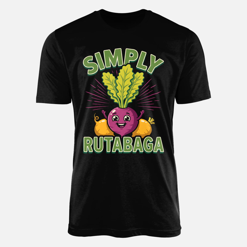 T-shirts: Simply Rutabaga Kawaii Veggie