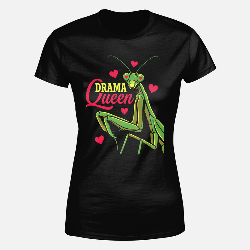T-shirts: Drama Queen Praying Mantis