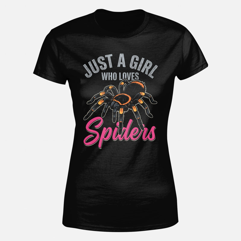 T-shirts: Just a Girl Who Loves Spiders