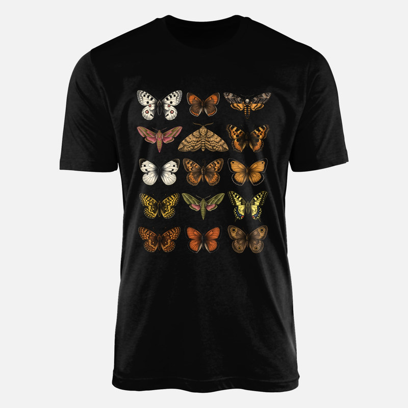 T-shirts: Vintage Butterflies and Moths Collection