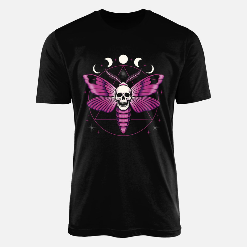 T-shirts: Death's-head Hawkmoth & Moon Phases