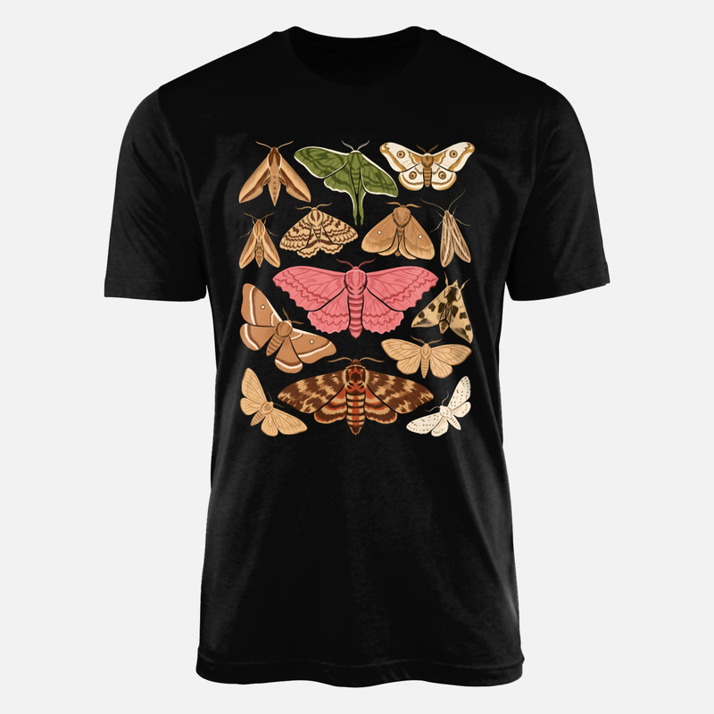 T-shirts: Vintage Moth and Butterfly Specimen Collection