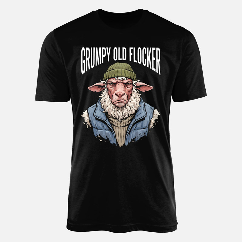 T-shirts: Grumpy Old Flocker Sheep