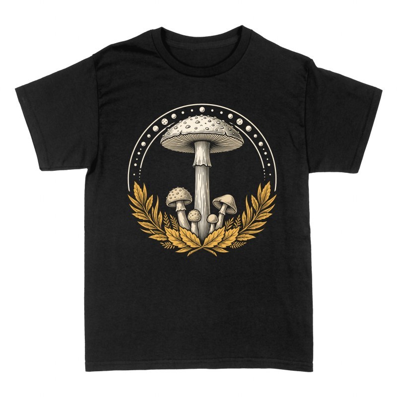 T-shirts: Vintage Botanical Wild Mushrooms