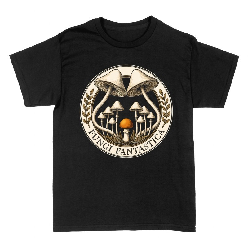 T-shirts: Fungi Fantastica Botanical Emblem
