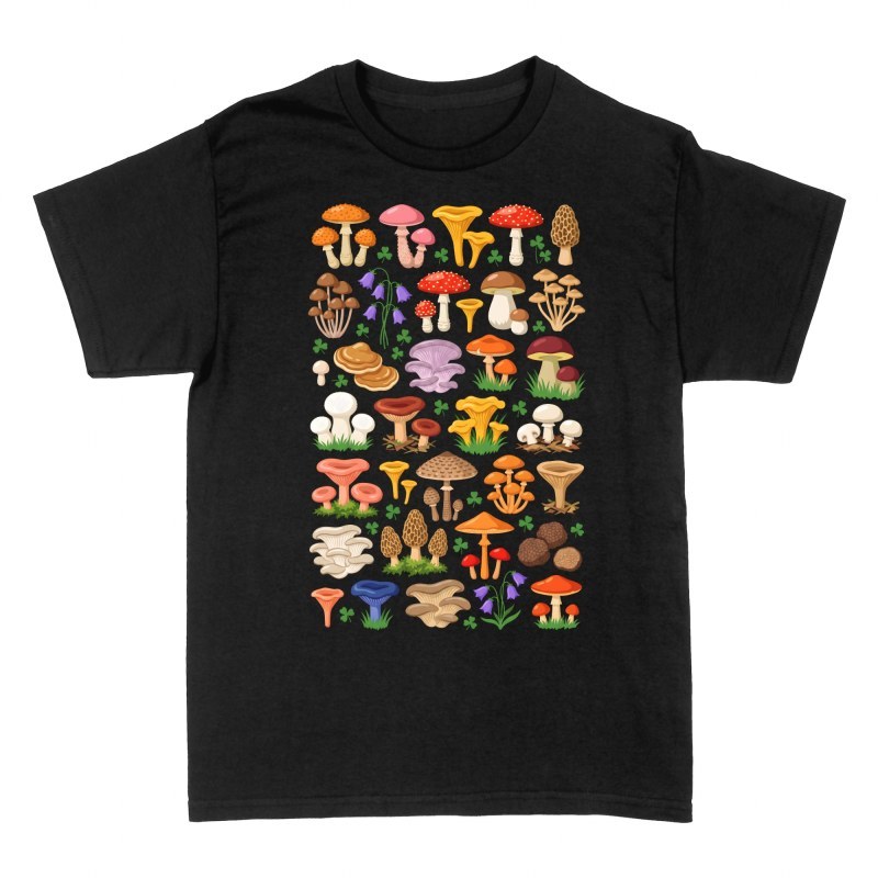 T-shirts: Botanical Wild Mushroom Guide