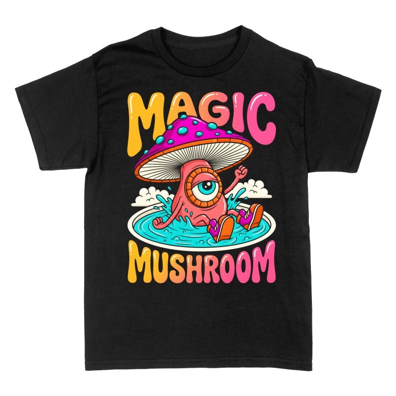 T-shirts: Trippy Magic Mushroom with Eye