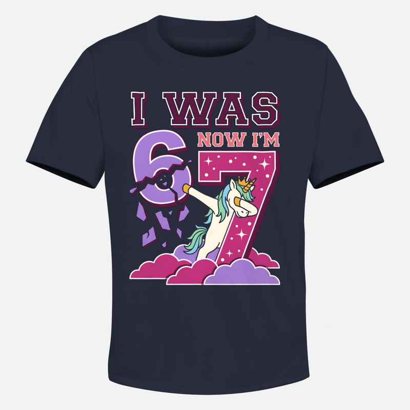 T-shirts: I Was 6 Now I'm 7 Dabbing Unicorn