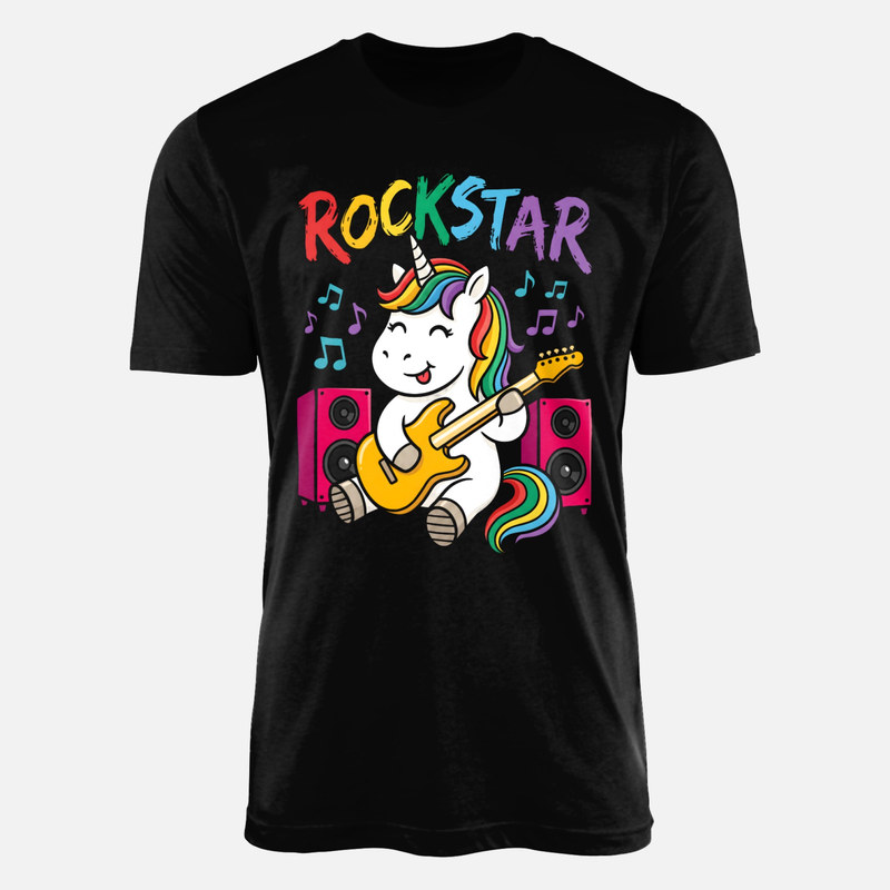 T-shirts: Vintage Rainbow Unicorn