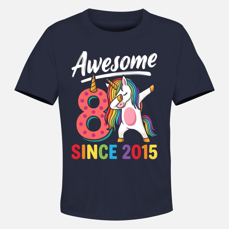 T-shirts: Awesome 8 Dabbing Unicorn