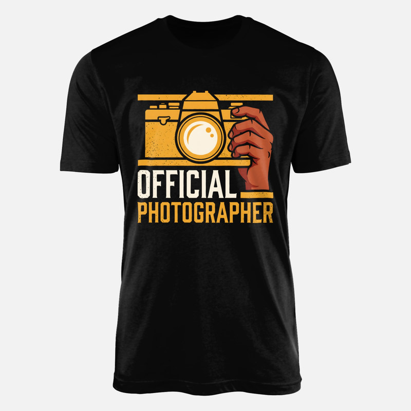 T-shirts: Official Photographer Vintage Camera