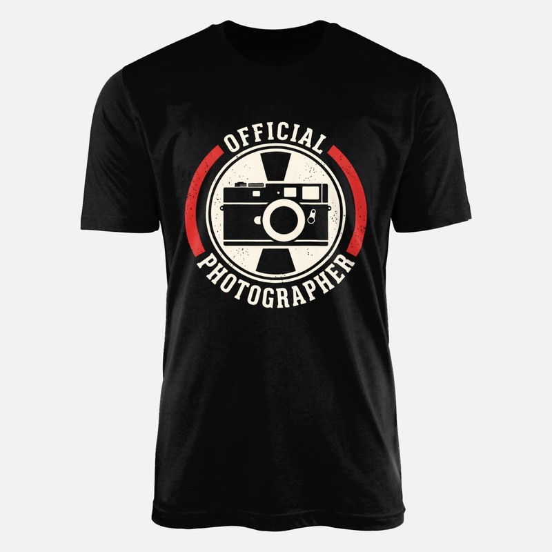 T-shirts: Official Photographer Vintage Badge