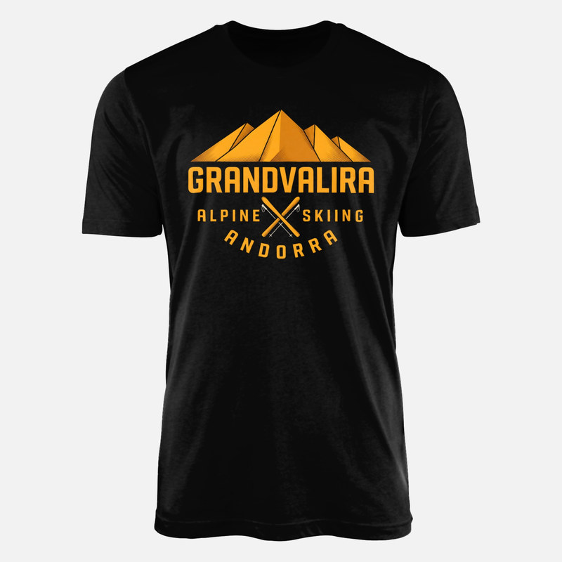 T-shirts: Grandvalira Alpine Skiing Andorra