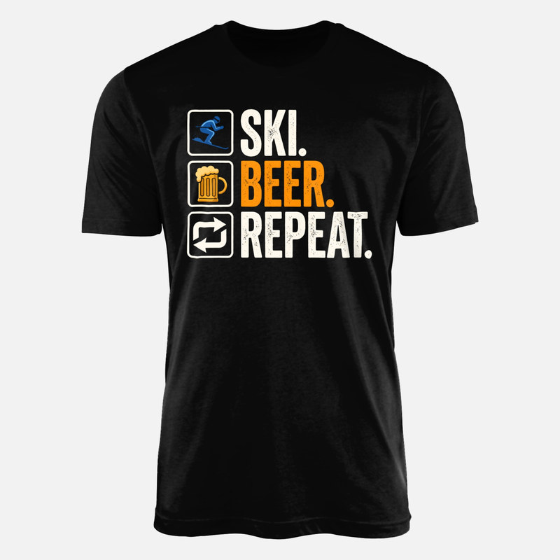 T-shirts: Ski Beer Repeat