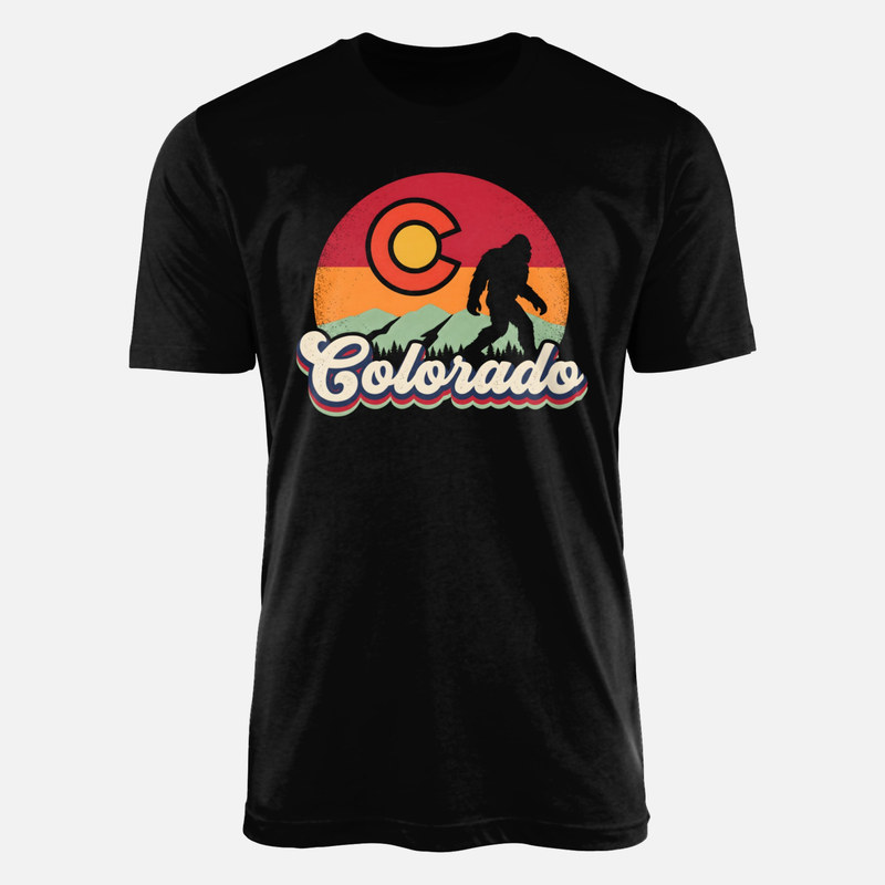 T-shirts: Colorado Bigfoot Mountain Sunset