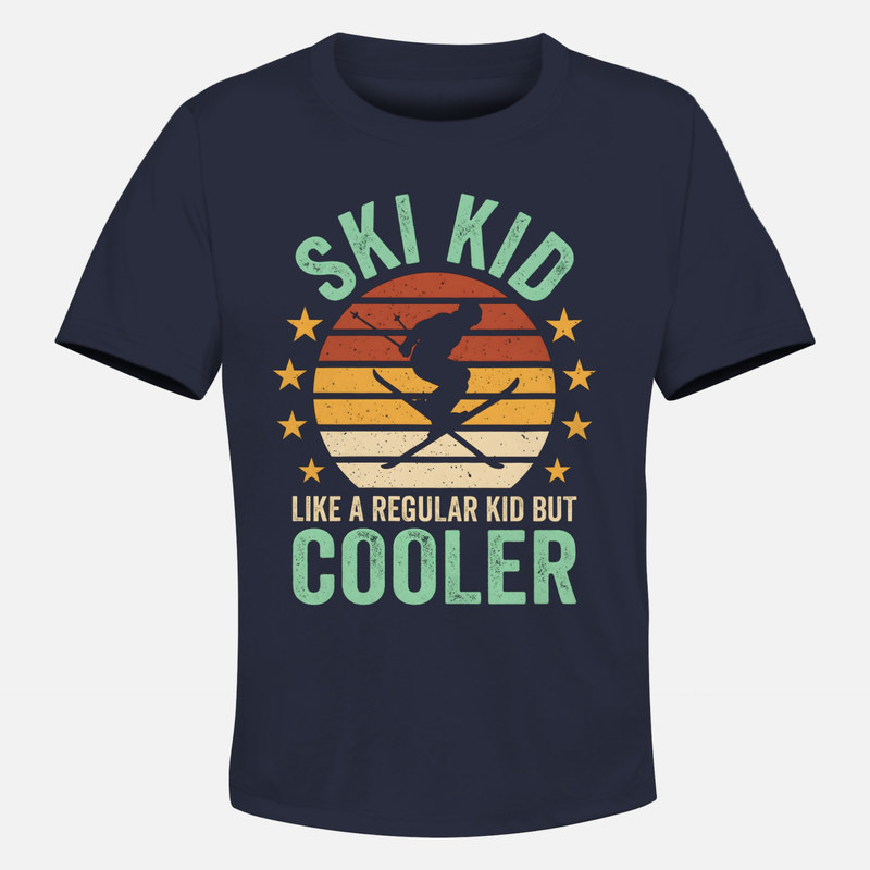 T-shirts: Ski Kid Like A Regular Kid