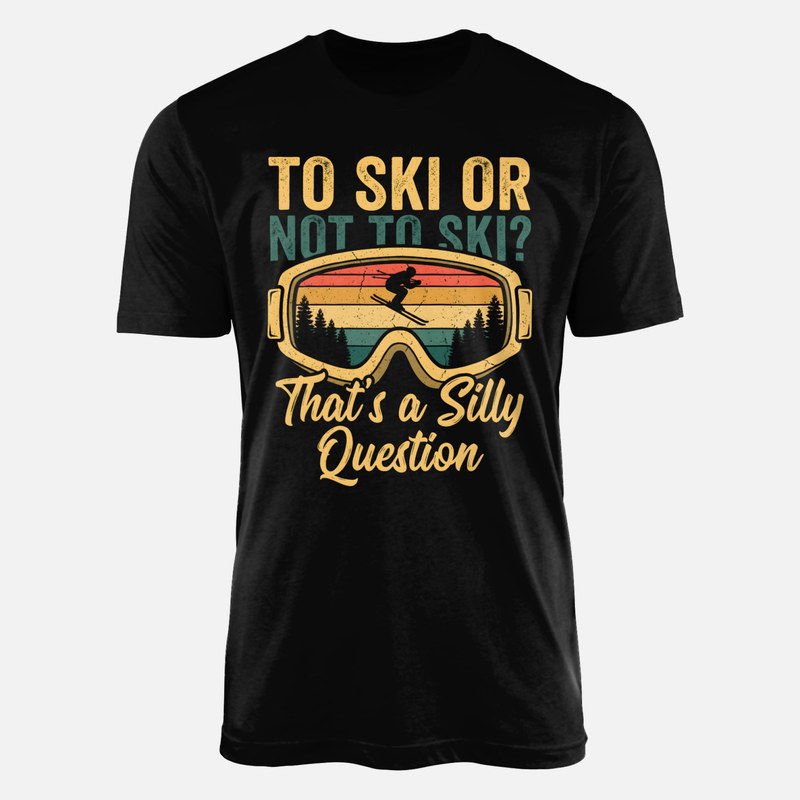 T-shirts: To Ski or Not to Ski Question