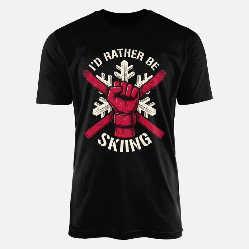 T-shirts: I'd Rather Be Skiing