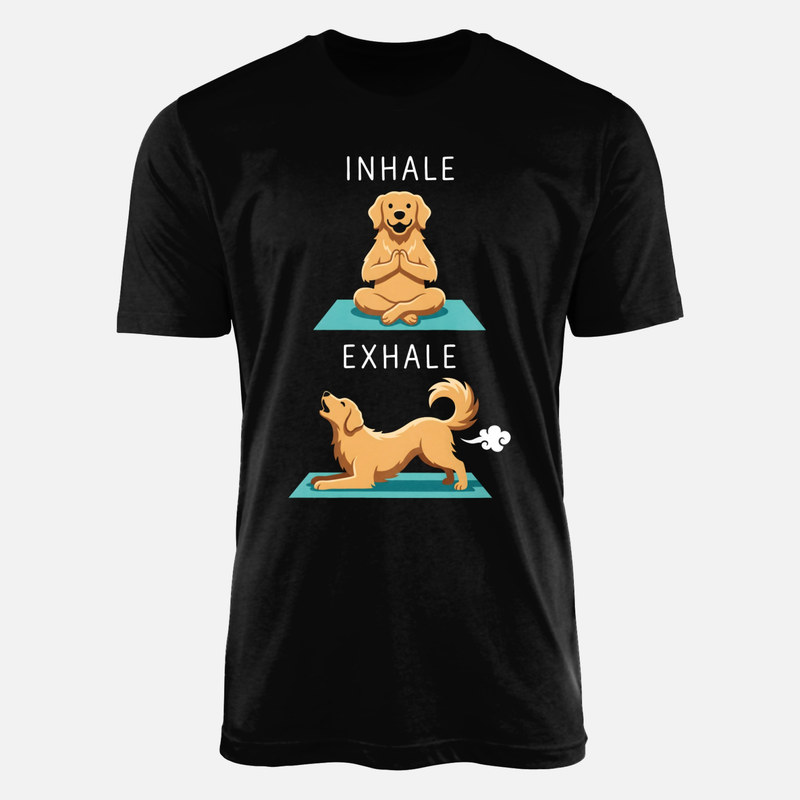T-shirts: Inhale Exhale Yoga Dog