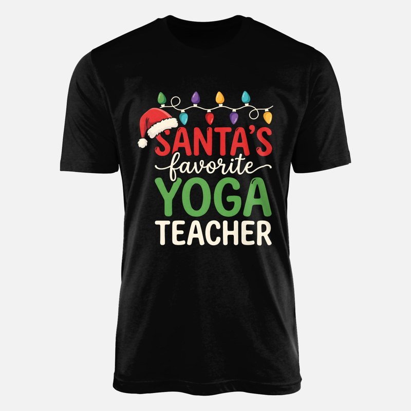 T-shirts: Santa's Favorite Yoga Teacher