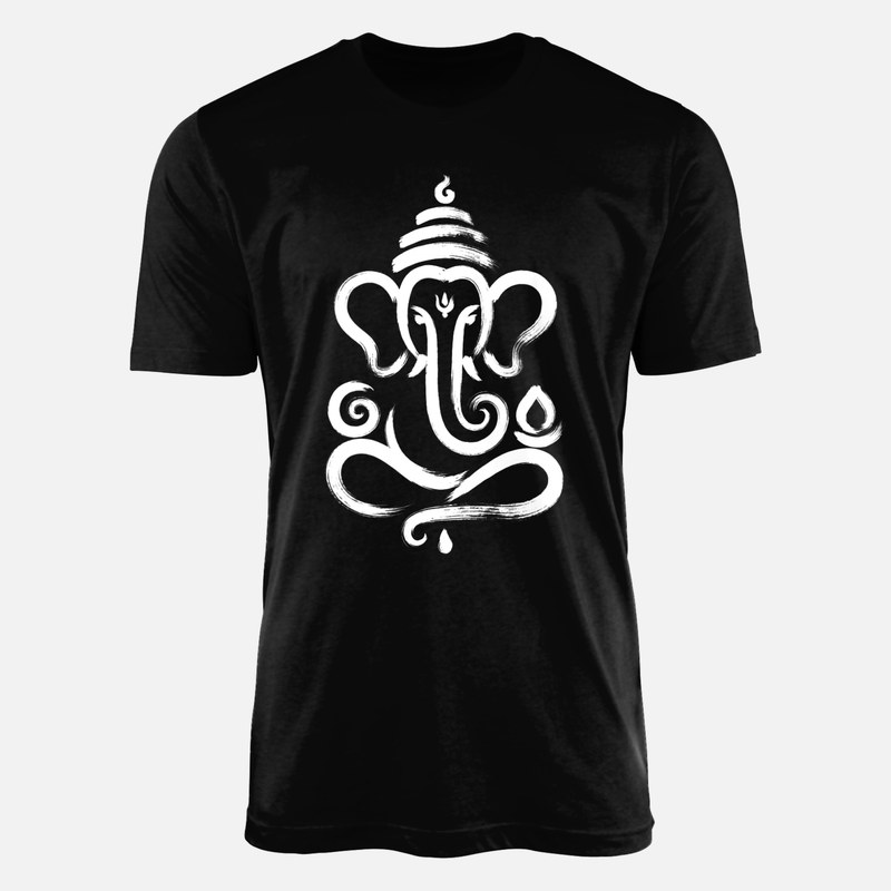 T-shirts: Brush Stroke Ganesha