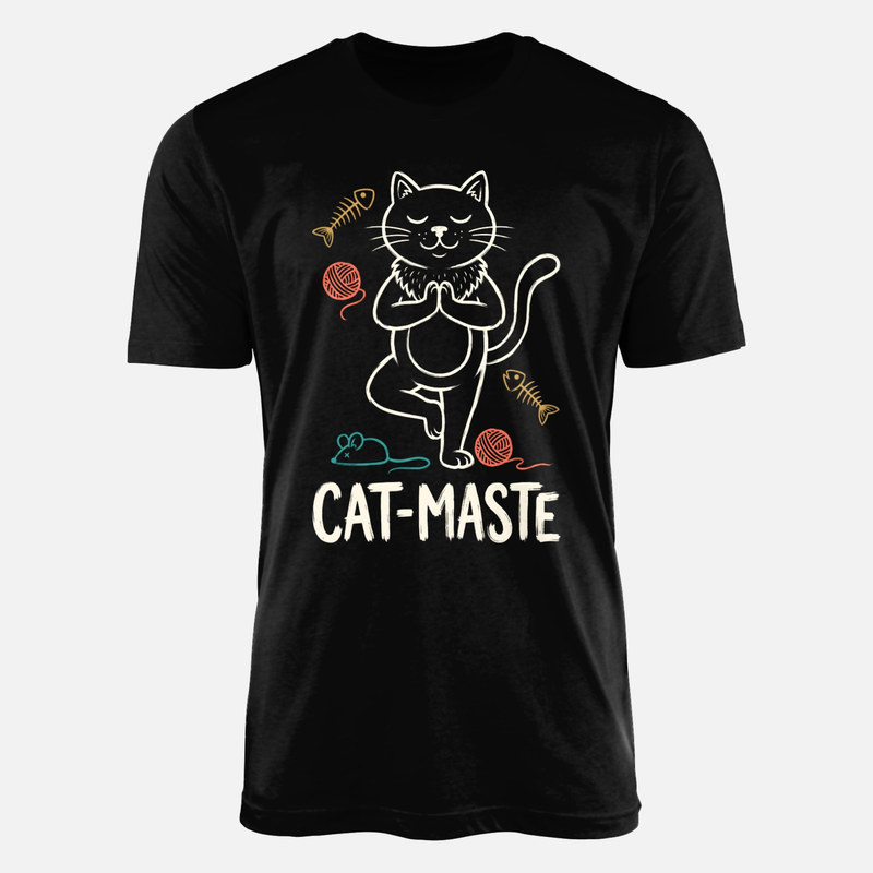 T-shirts: Cat-Maste Yoga Cat Tree Pose