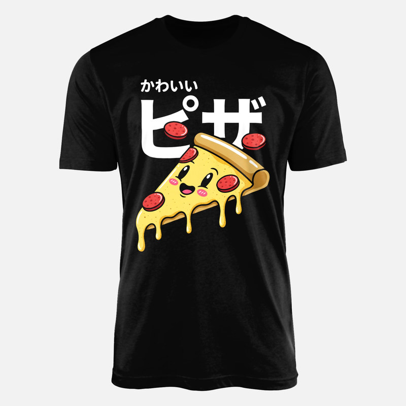 T-shirts: Cute Kawaii Japanese Pizza Slice