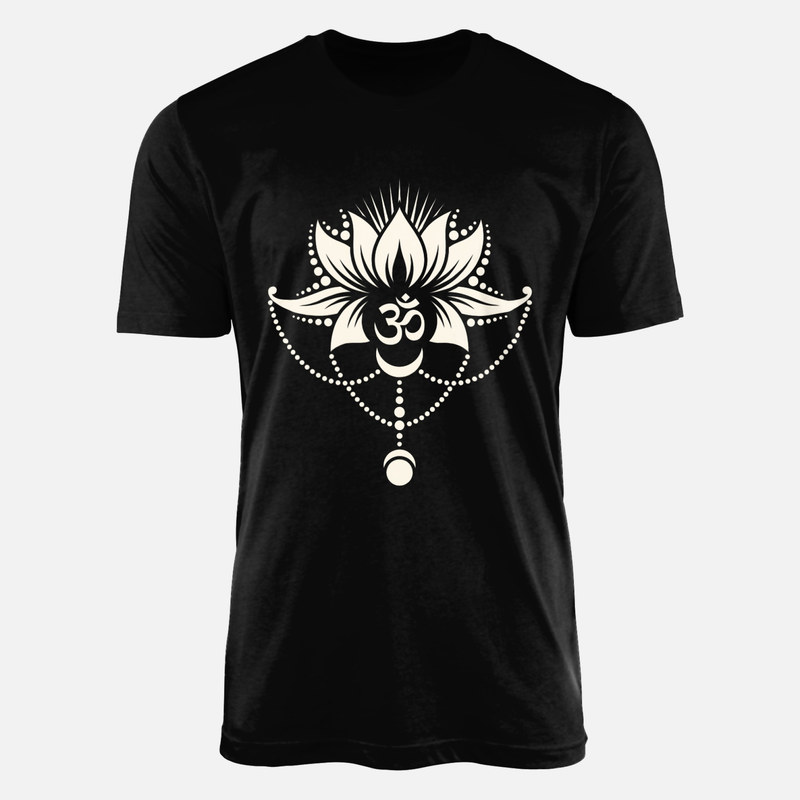 T-shirts: Lotus Flower with Om Symbol